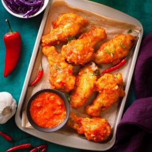 Spicy Garlic Wings Featured Image