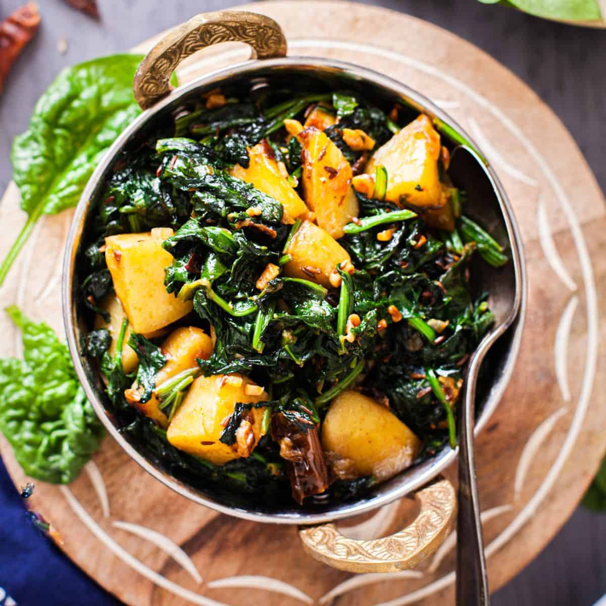 Aloo Palak Featured Image