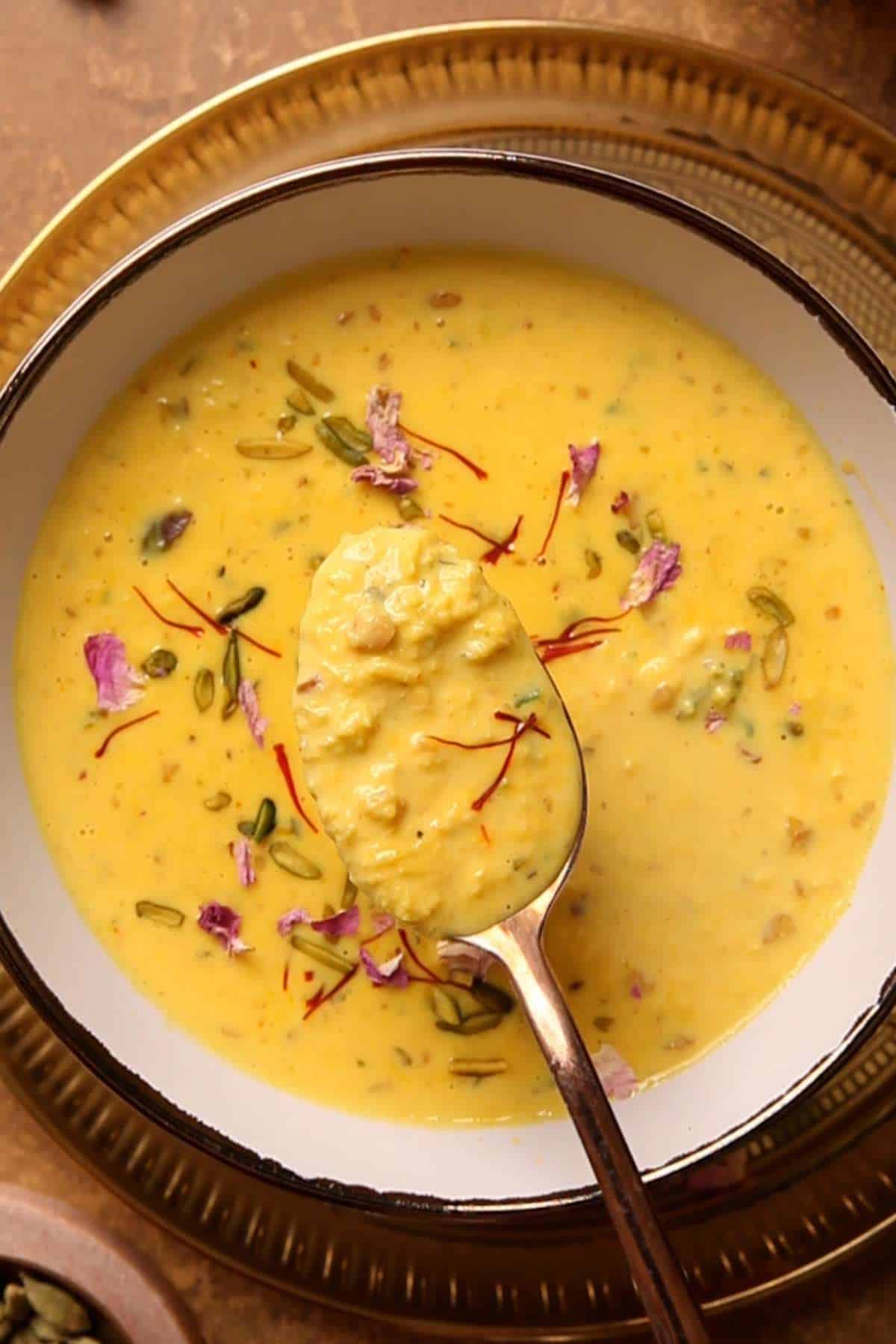 Instant rabdi in a spoon.