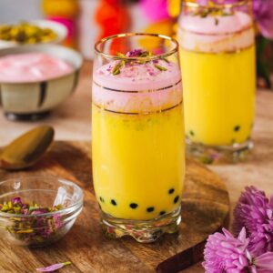 Indian Fusion Dessert Rasmalai Milk Boba Featured Image.