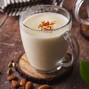 Badam Milk Featured Image.