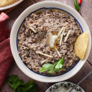 Black Urad Dal Khichdi Featured Image.