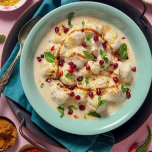 Moong Dal Dahi Vada Featured Image.