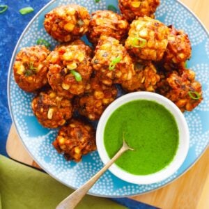 Corn Pakoda Featured Image.