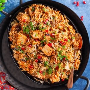 Makhani Paneer biryani Featured Image.