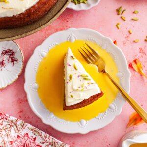 Mango Rasmalai Cake featured Image.