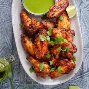 Curry Chicken Wings Featured Image.