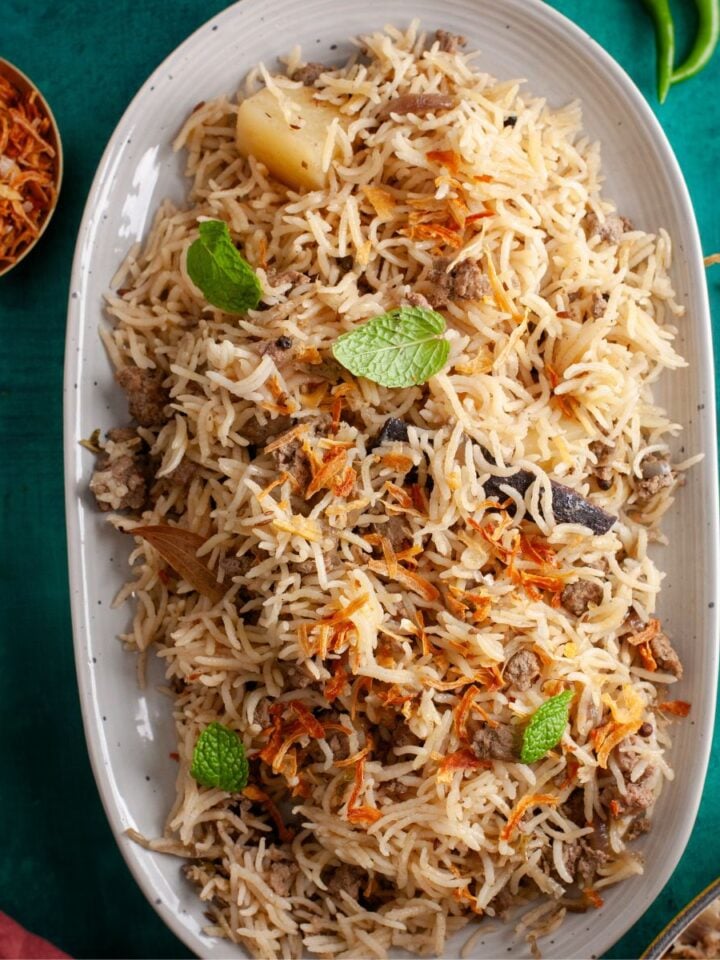 Keema Pulao Featured Image.