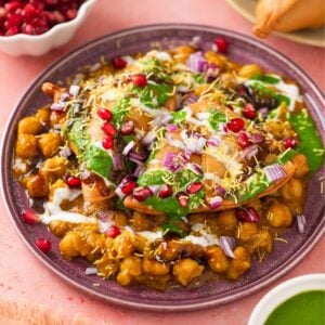 Samosa Chaat Featured Image.