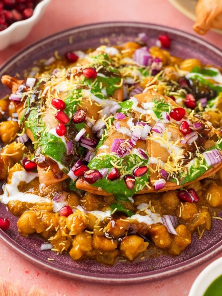 Samosa Chaat Featured Image.