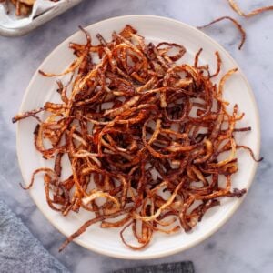 Indian Style Fried Onions Featured Image.