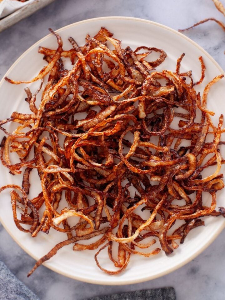 Indian Style Fried Onions Featured Image.