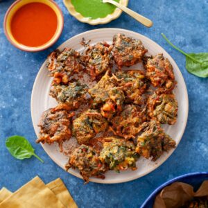 Spinach Pakora Featured Image.