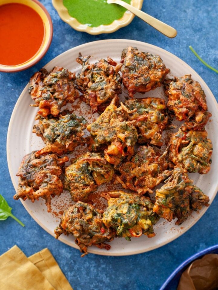 Spinach Pakora Featured Image.
