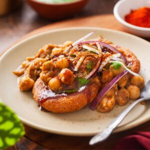 Chole Tikki Chaat Featured Image.