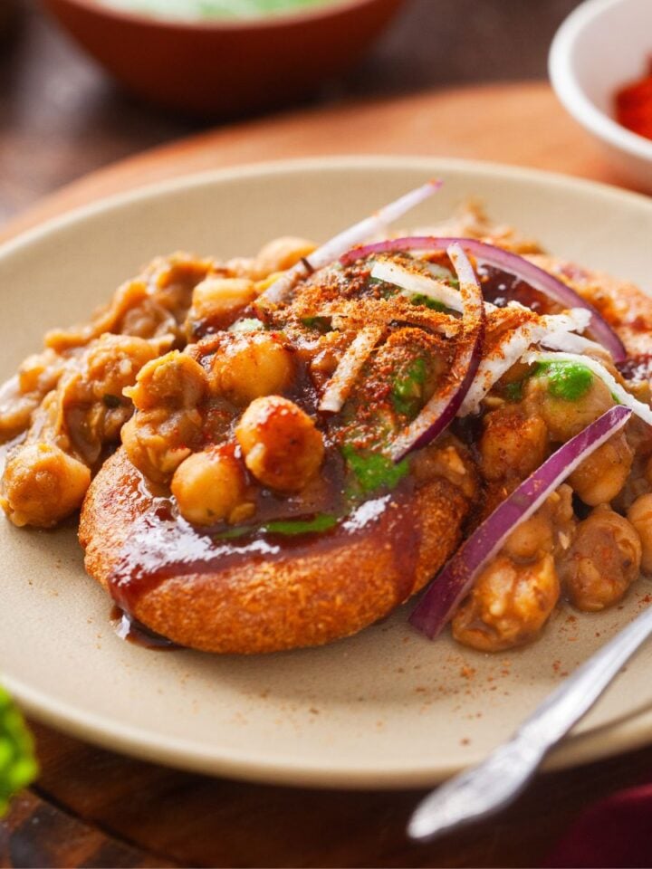 Chole Tikki Chaat Featured Image.