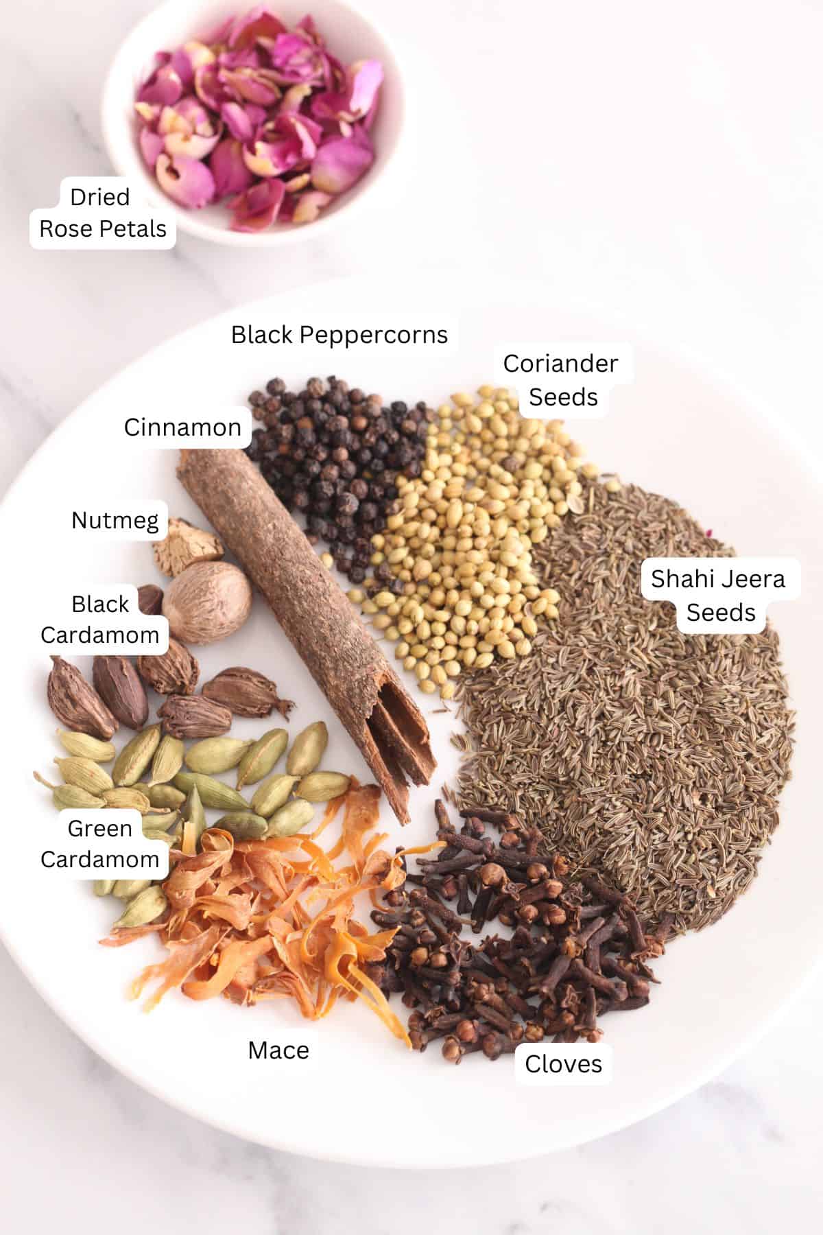 Ingredients Needed for Making biryani Masala.