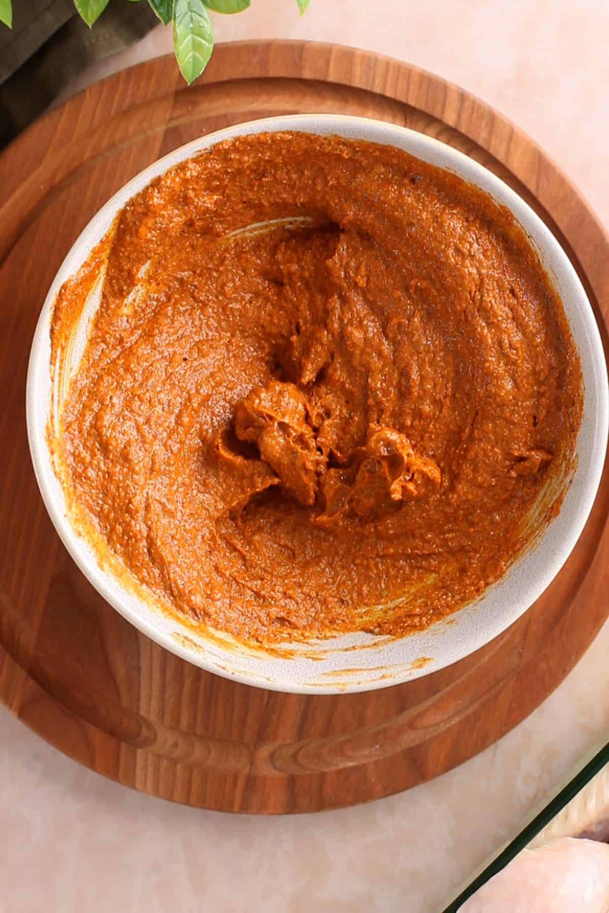 Masala Infused compound butter is ready. 