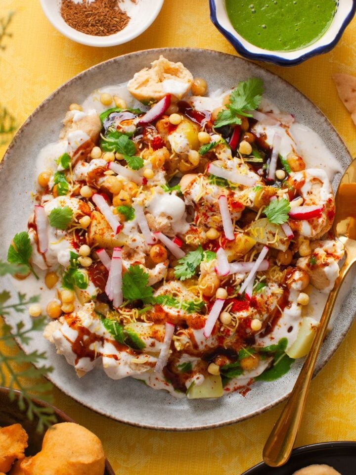 Bhalla Papdi Chaat Featured Image.