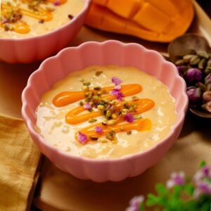 Mango Rice Pudding Featured Image.