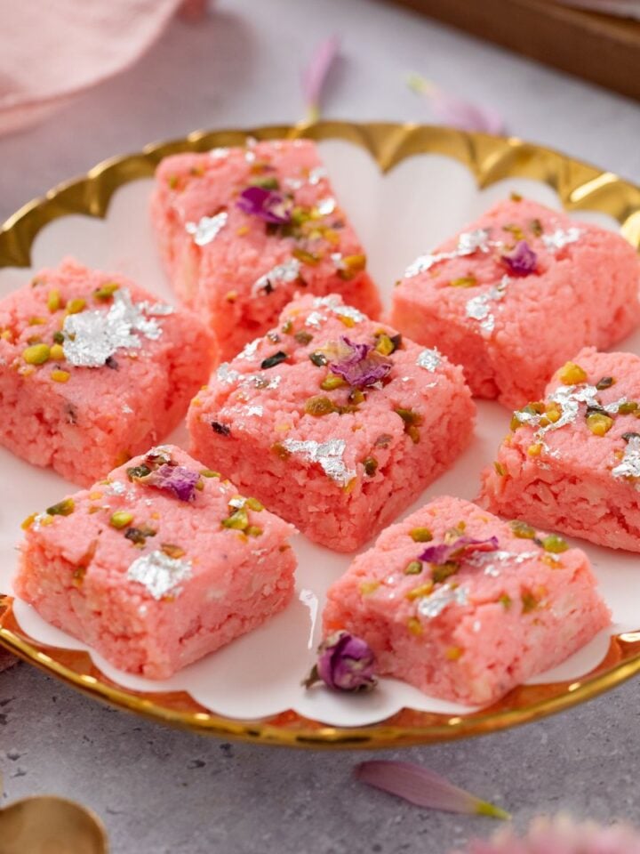 Rose Kalakand Featured Image.